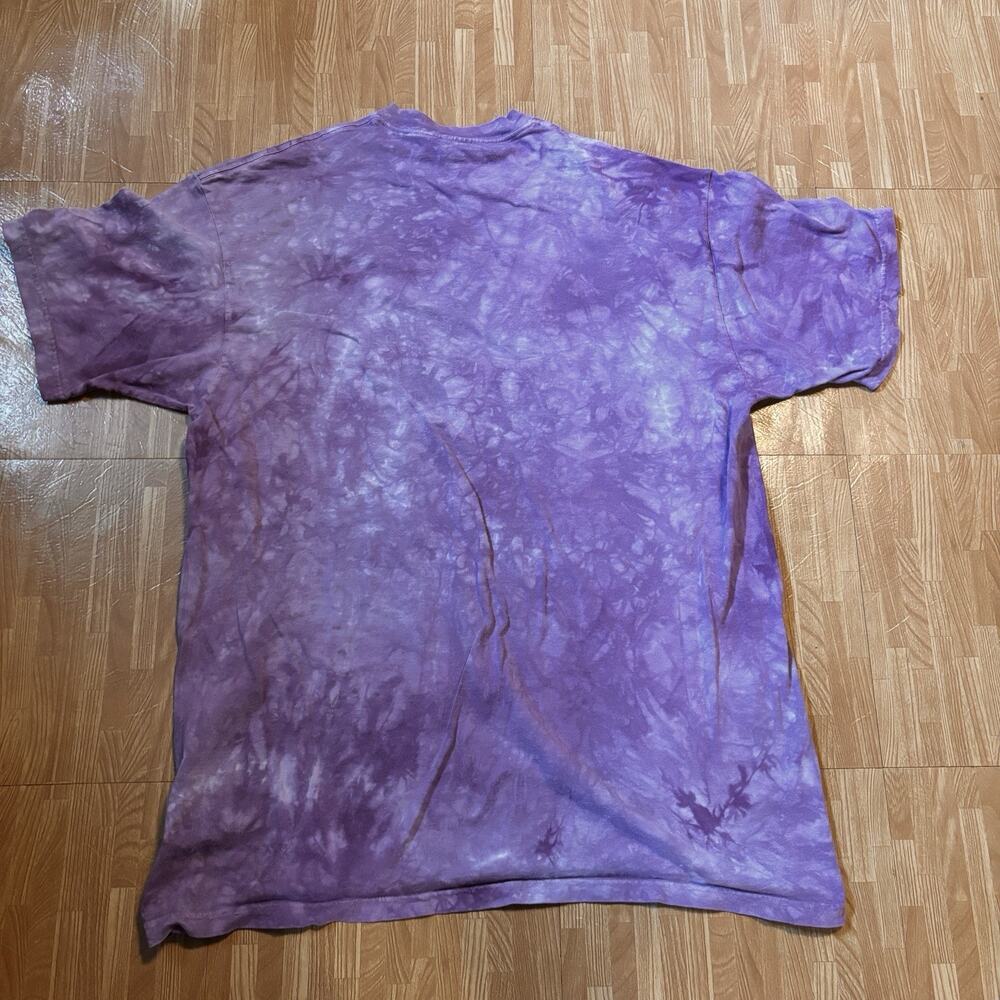 Vintage Y2K The Mountain Fairy T-Shirt Mens XL Purple Tie Dye Floral Sheila Wolk - Picture 5 of 5